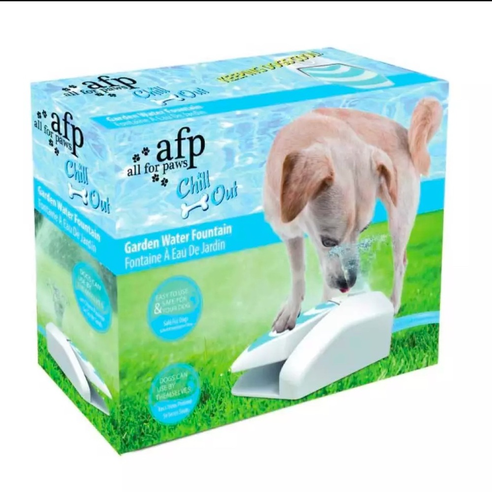 NNEDSZ Dog Drinking Water Fountain Outdoor AFP Garden Push On Pet Sprinkler Disp